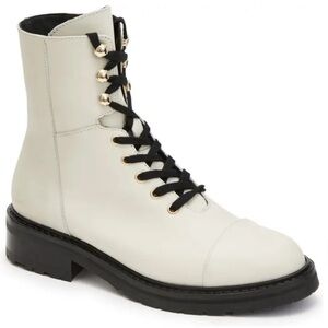 AllSaints Dusty Cap Toe Lug Sole Combat Boot Size 37